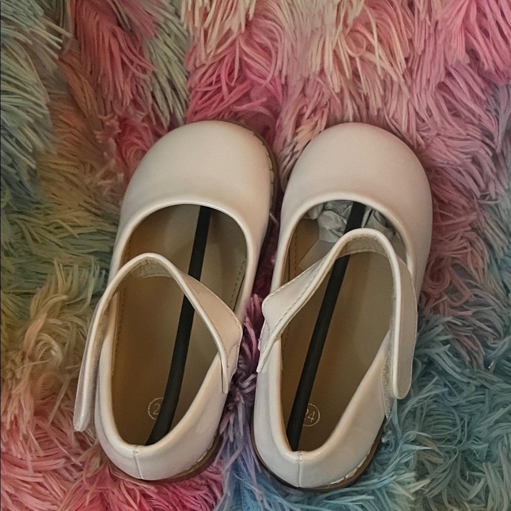 Kids White Mary Jane Shoes